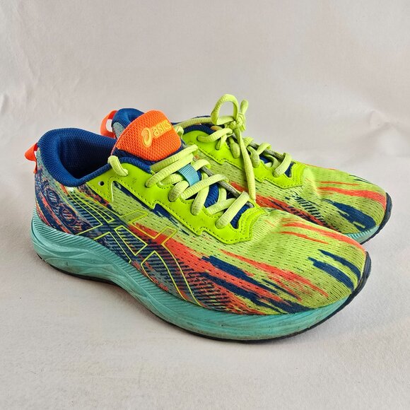 ASICS Noosa Tri 13 Running Shoes Womens 5 Neon Multicolor Sneakers Work Out - Picture 2 of 10